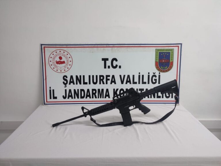 Suruç’ta uzun namlulu silah ele geçirildi
