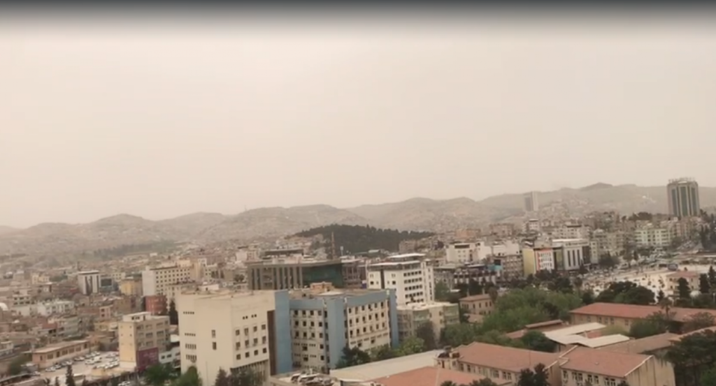 Toz bulutu Urfa’da etkili oldu