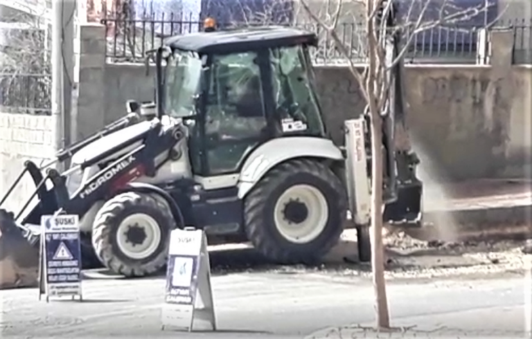 Urfa’da altyapı çalışmasında doğal gaz borusu patladı