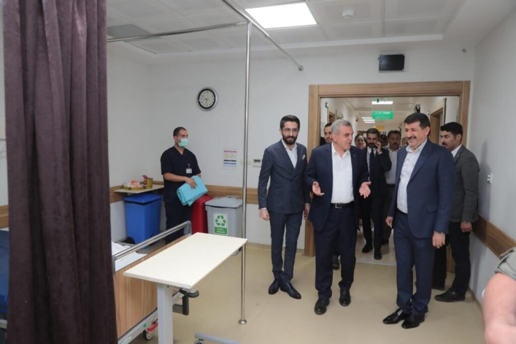 Beyazgül Özel Nev Hospital Hastanesini ziyaret etti