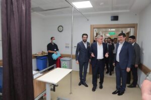 Beyazgül Özel Nev Hospital Hastanesini ziyaret etti