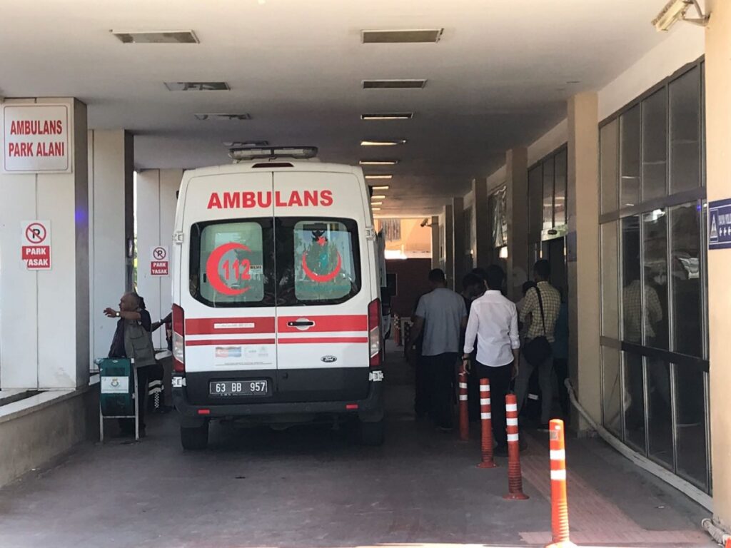 Eyyübiye’de Boşluğa düşen çocuk yaralandı!