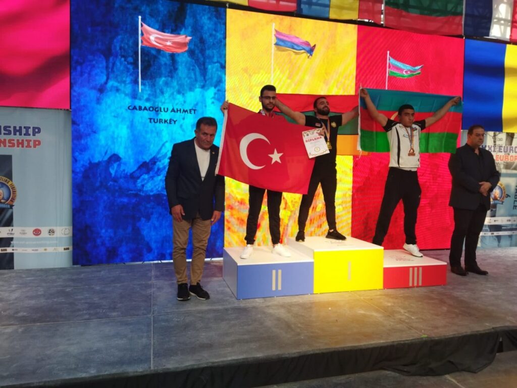 Şanlıurfa’lı  Ahmet Recep Cabaoğlu Avrupa ikincisi oldu