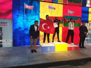 Şanlıurfa’lı  Ahmet Recep Cabaoğlu Avrupa ikincisi oldu