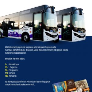 Şanlıurfa’da otobüslerin kalkış yeri değişti