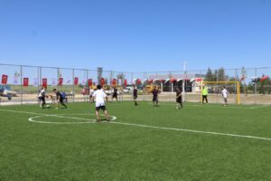 GAP Havaalanı personeli için sentetik çim saha