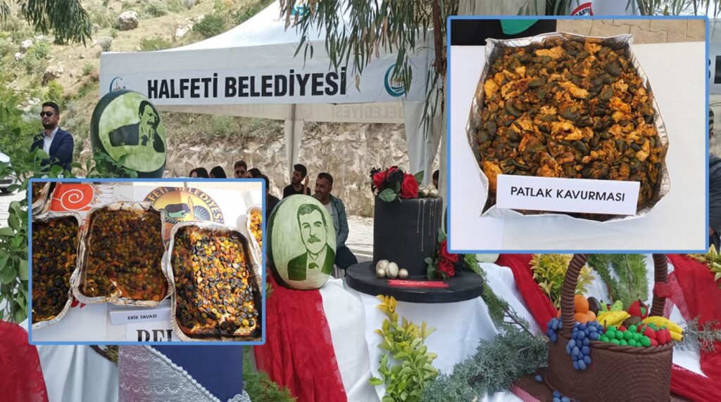 Halfeti meyve yemekleriyle şenlendi