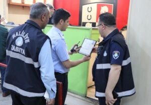 Haliliye’de gece denetimi