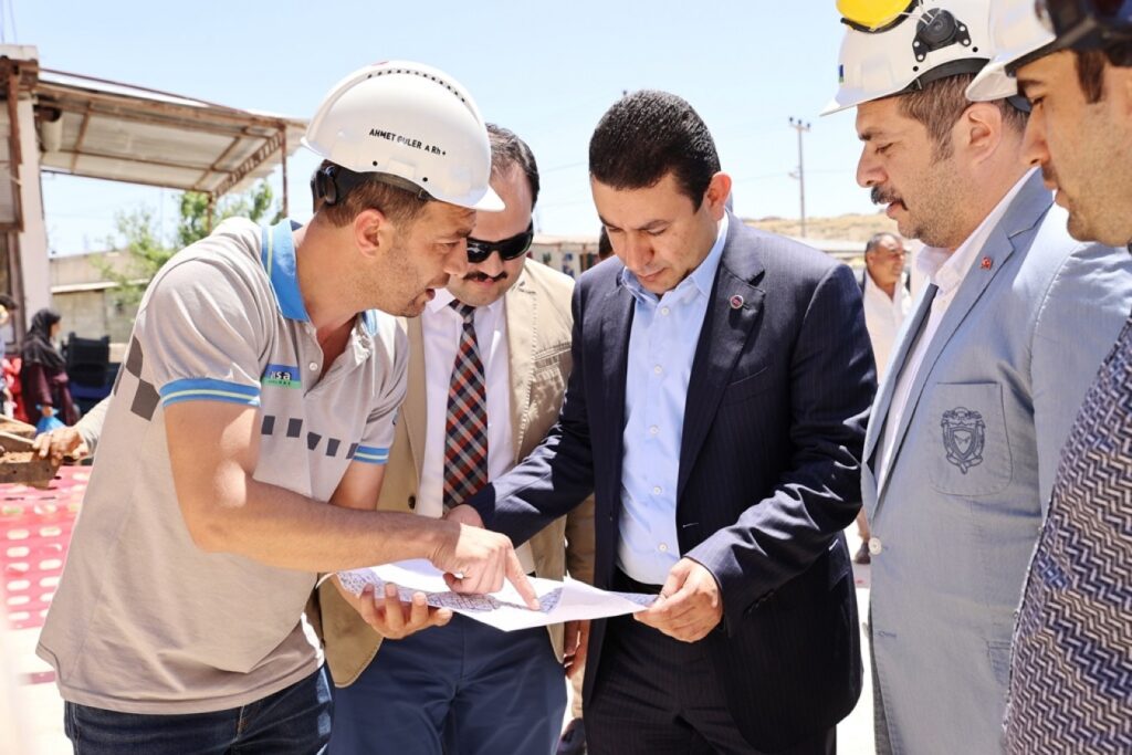 Harran’da doğalgaz için ilk kazma vuruldu