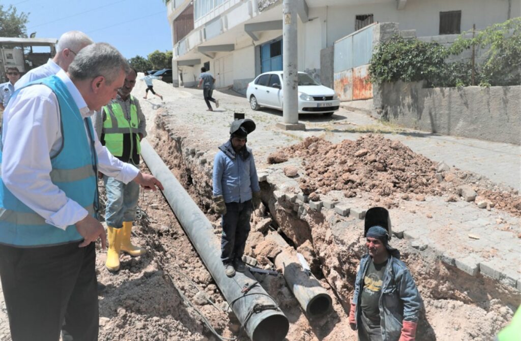 Eyyübiye’de içme suyu için hatlar yenileniyor
