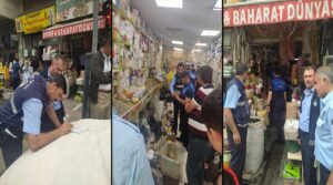 İsotları yerden süpürüp tezgaha koyan esnafa zabıtadan ceza