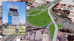 Şanlıurfa abide kavşağı için geri sayım başladı