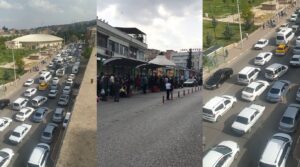 Şanlıurfa’da trafik yoğunluğu isyan ettirdi!