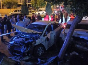 Karaköprü’de zincirleme kaza! 2 yaralı