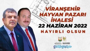 Viranşehir’e modern hayvan pazarı kazandırılıyor