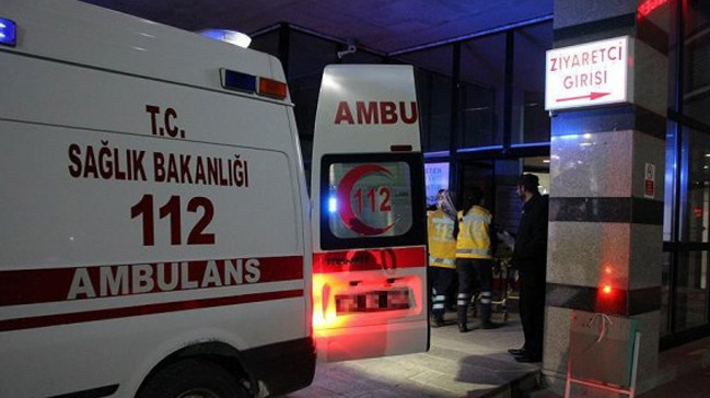 Eyyübiye’de yüksekten düştü hastanelik oldu!
