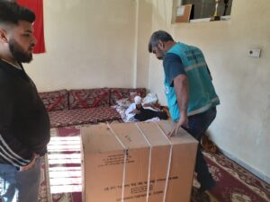 Eyyübiye belediyesinden  iyilik merkezi ihtiyaç sahibi ailelere destek