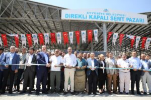 Eyyübiye’de semt pazarı ve zabıta merkezi törenle hizmete açıldı