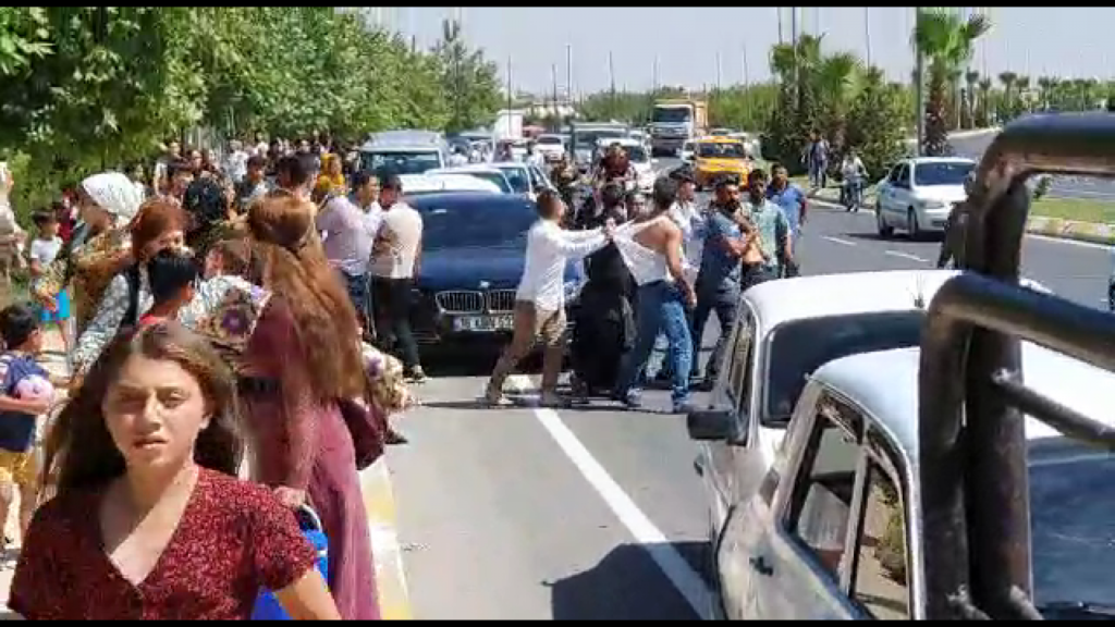 Haliliye’de yaşanan kavgada ortalık savaş alanına döndü!