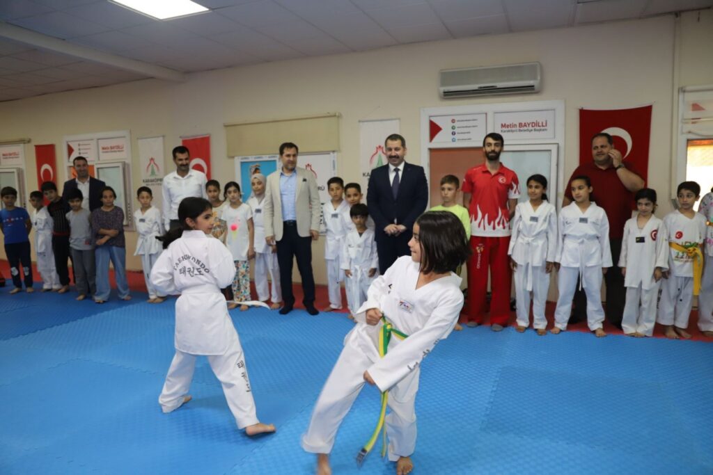 Karaköprü’de geleceğin şampiyon sporcuları yetişiyor