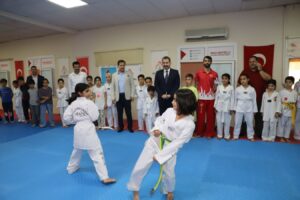 Karaköprü’de geleceğin şampiyon sporcuları yetişiyor