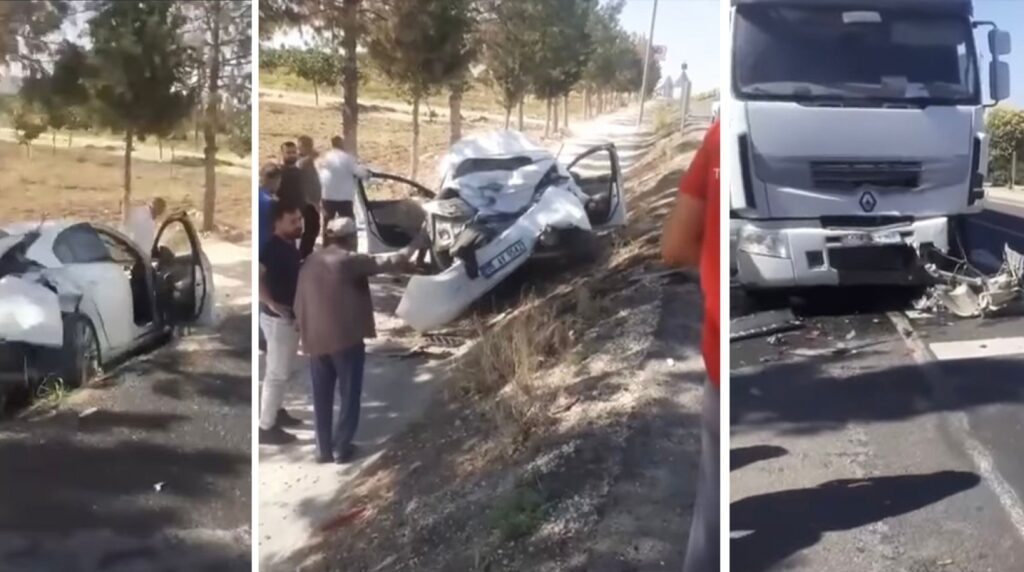 Karaköprü’de ölüme davetiye çıkaran yola tepki!