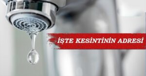 Şanlıurfa’da su kesintisi!