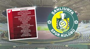 Şanlıurfaspor’un grubu belli oldu