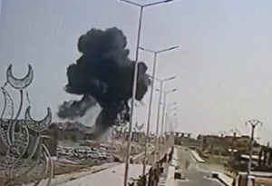 Akçakale sınırındaki patlama anı kamerada!