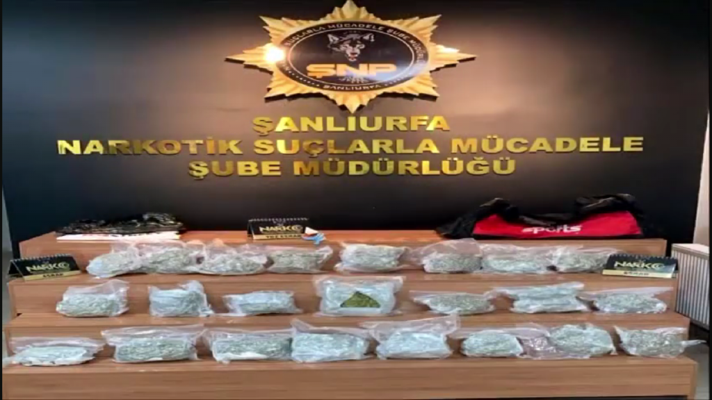 Şanlıurfa’da uyuşturucu operasyonu: 24 tutuklama