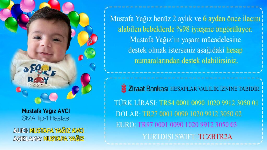 Şanlıurfa’da SMA Hastası Mustafa Yağız yardım bekliyor