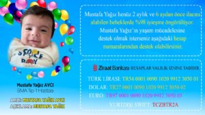 Şanlıurfa’da SMA Hastası Mustafa Yağız yardım bekliyor