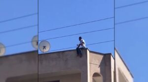 Haliliye’de dama çıkıp hayatına son vermek istedi