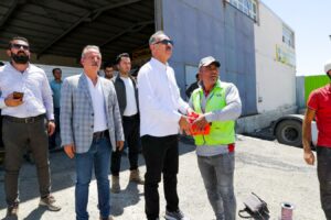 Eyyübiye’de yol açma çalışmaları için kontrollü patlatma!