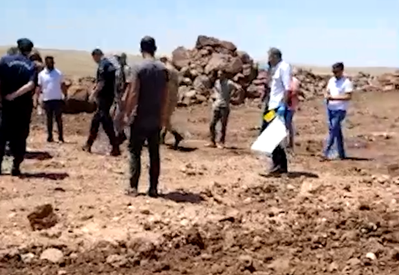 Şanlıurfa’da tarlada insan kafatası ve kemikler bulundu