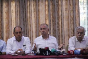 Zafer Partisi Genel Başkanı Prof. Dr. Ümit Özdağ Urfa’da basınla buluştu
