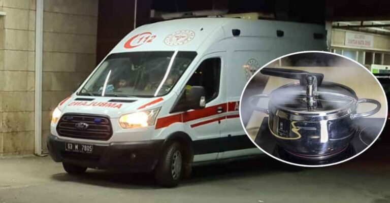 Şanlıurfa’da patlayan düdüklü tencere bir bebeği hastanelik etti!