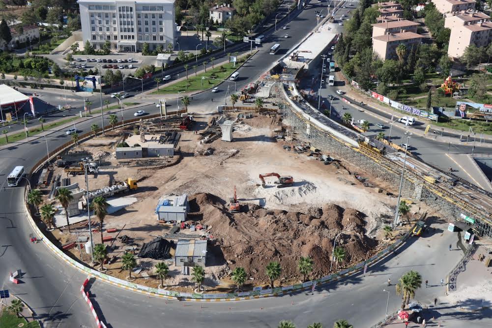 Abide kavşağı projesi hızla ilerliyor