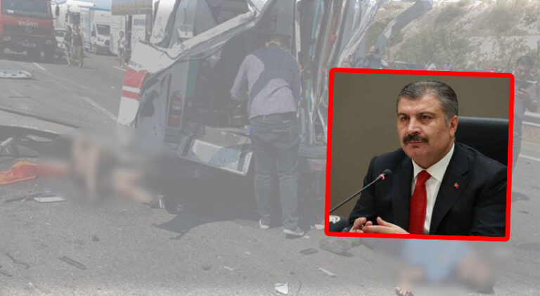 Bakan Koca yaşanan kazanın bilançosunu açıkladı