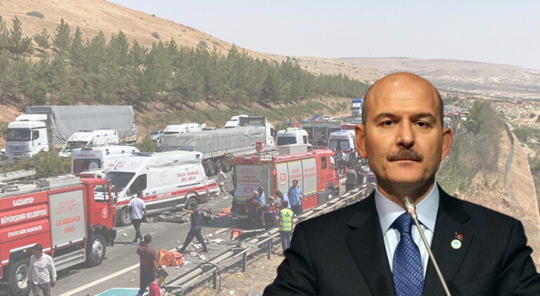 Bakan Süleyman Soylu’dan feci kazayla ilgili açıklama!