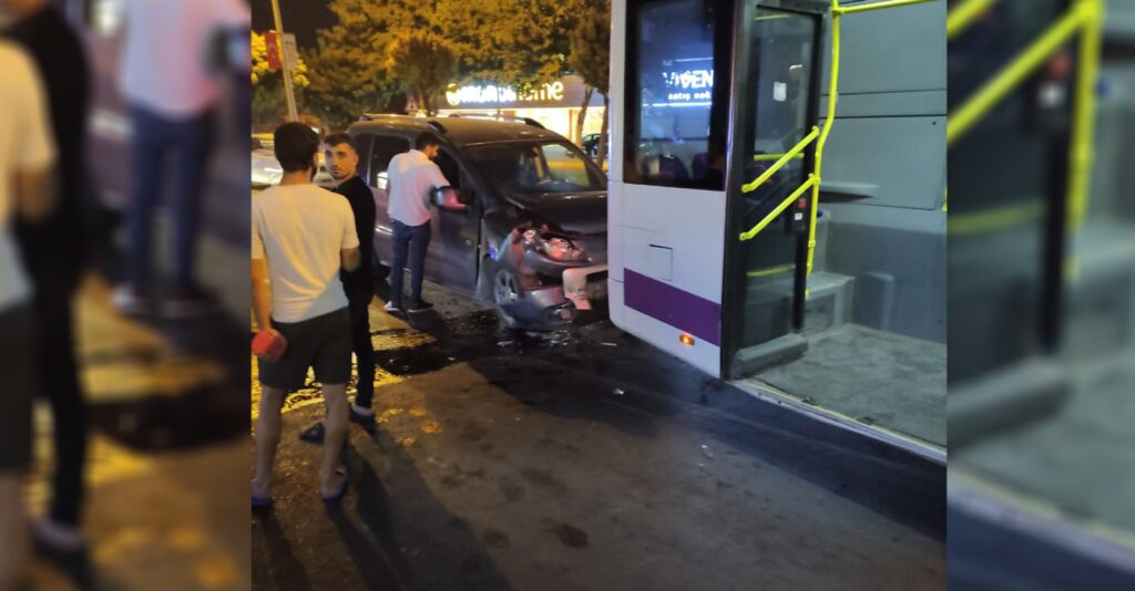 Urfa’da kaza! Otobüse çarptı