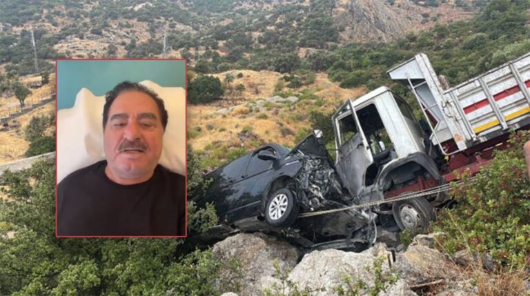Kaza geçiren İbrahim Tatlıses’ten hastanede türkü
