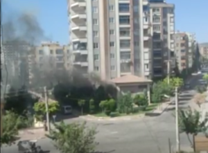 Karaköprü’de patlayan trafo paniğe neden oldu!