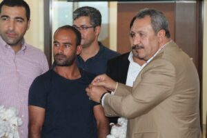 Urfa’da yılın ilk pamuğu düzenlenen törenle satıldı