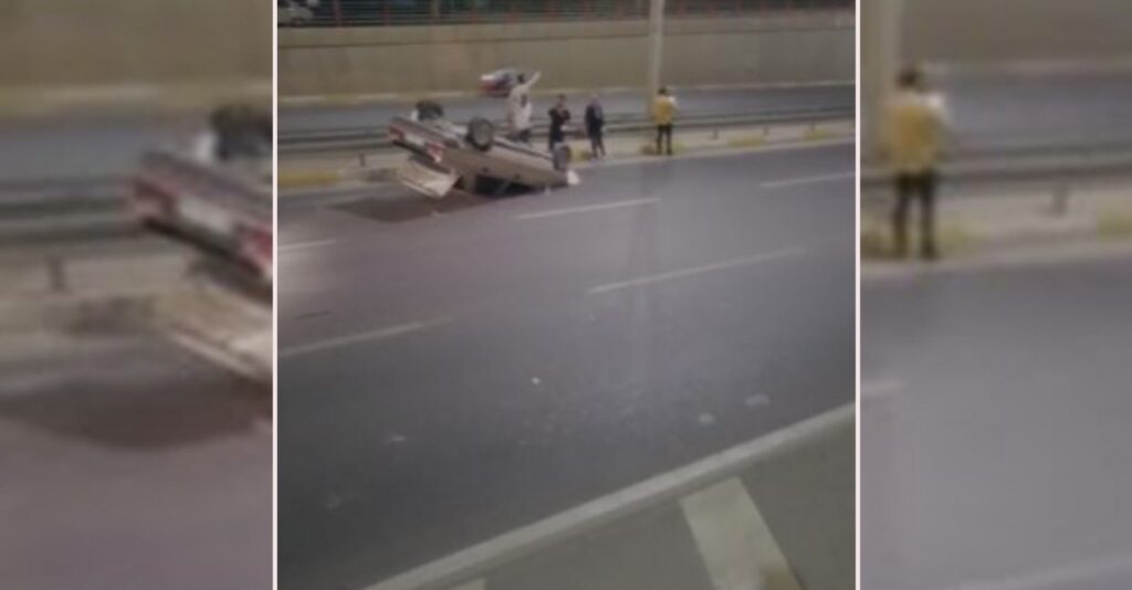 Şanlıurfa’da araç takla attı!