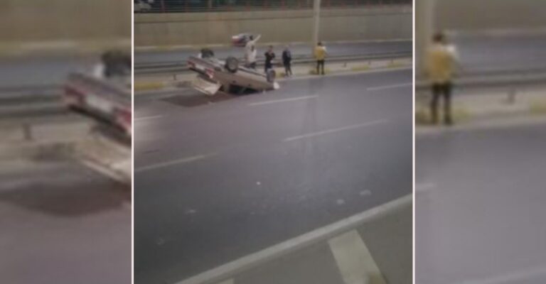 Şanlıurfa’da araç takla attı!