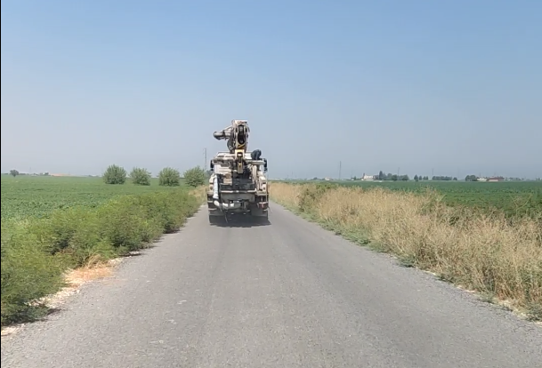 Şanlıurfa’da iş makinesinin hızı pes dedirtti!