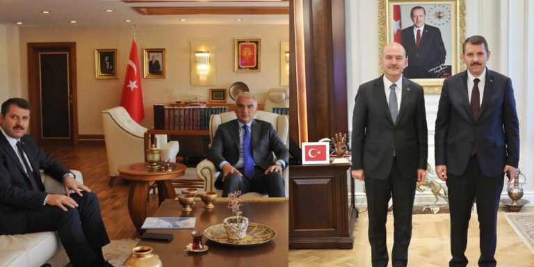 Şanlıurfa Valisi Salih Ayhan Ankara’da bakanlarla görüştü