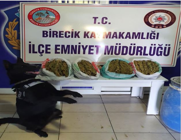 Birecik’te uyuşturucu operasyonu!