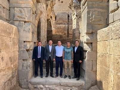 Kaymakam Gültekin Harran Kalesi ve Sarayı’nı gezdi